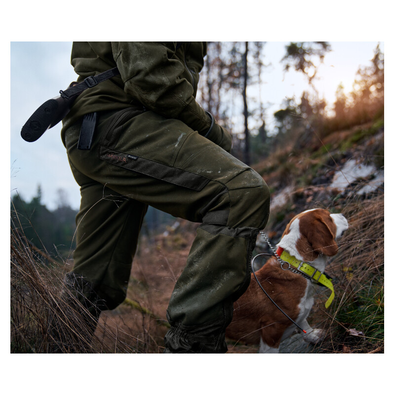 Härkila Pantaloni Pro Hunter Move, verde salice, taglia 52