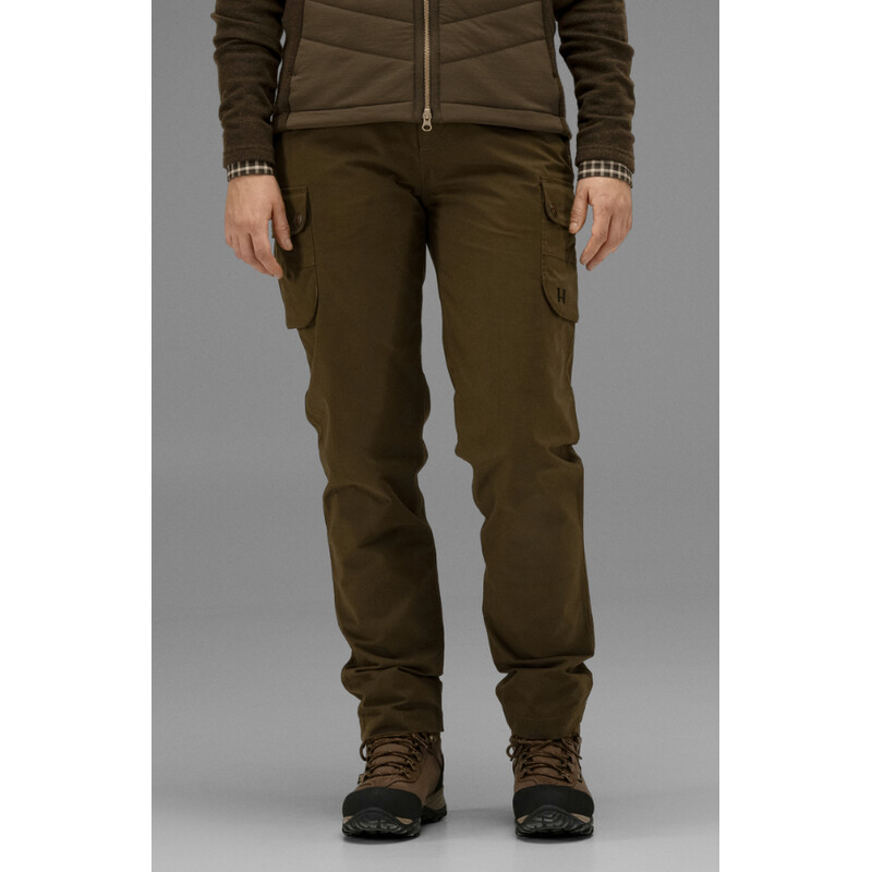Härkila Retrieve Lady Pantaloni, Warm olive, taglia 42