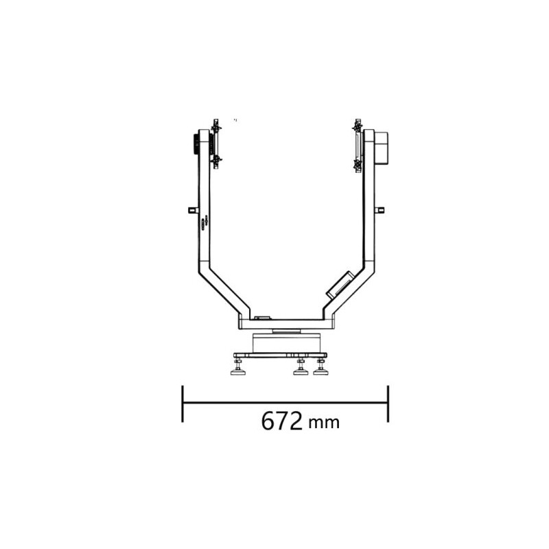 iOptron Montatura HAZ130 Strain Wave Alt-AZ RC16