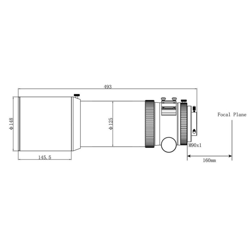 Askar Rifrattore Apocromatico AP 108/600 Quintupletto OTA