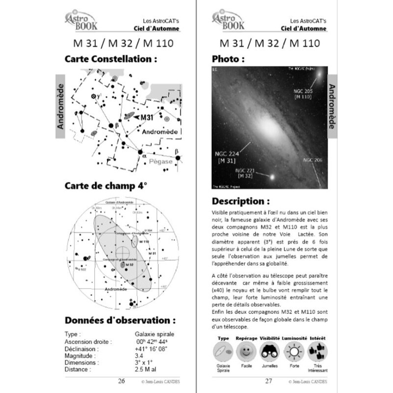 Astrobook Atlante Les AstroCAT's – Volume 3 : Ciel d'Automne