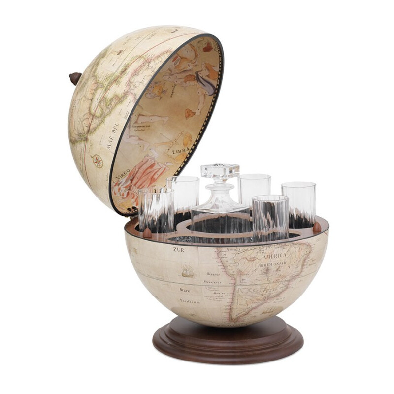 Zoffoli living Globo bar Giove Old White 40cm