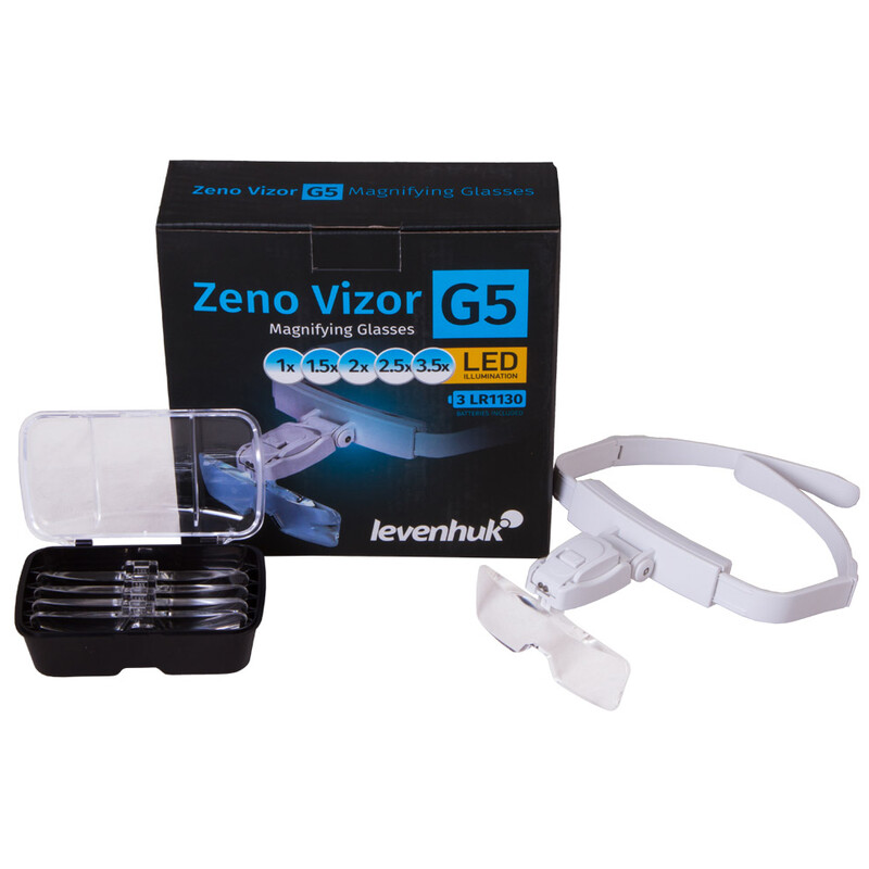 Levenhuk Lente d`Ingrandimento Zeno Vizor G5 3,5x LED