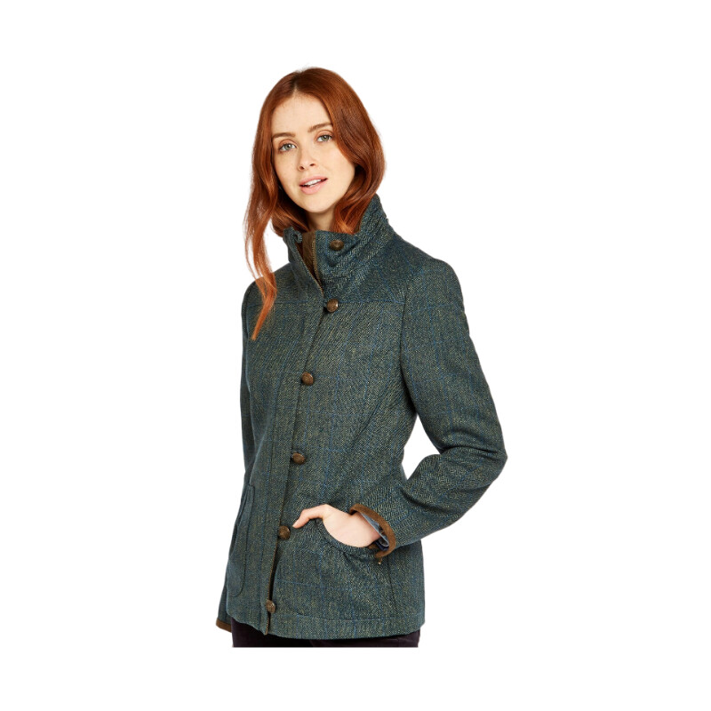 Dubarry of Ireland Giacca in tweed Bracken 89 Mist taglia 40