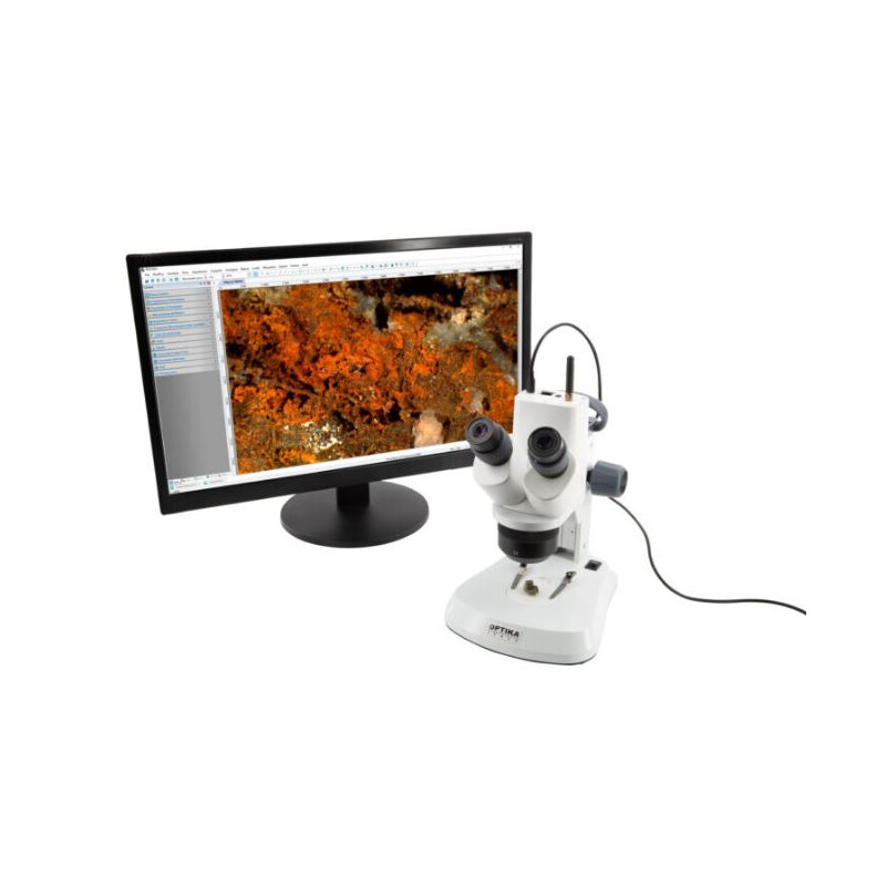 Optika Microscopio , SFX DigitalDigital WI-FI, 10x 20x 40x, LED, Luce trasmessa e riflessa