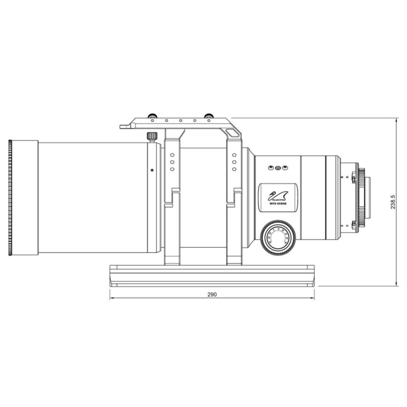 William Optics Rifrattore Apocromatico AP 108/518 UltraCat WIFD