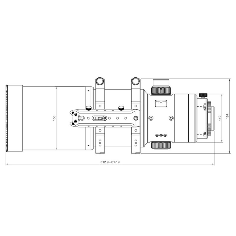 William Optics Rifrattore Apocromatico AP 108/518 UltraCat WIFD