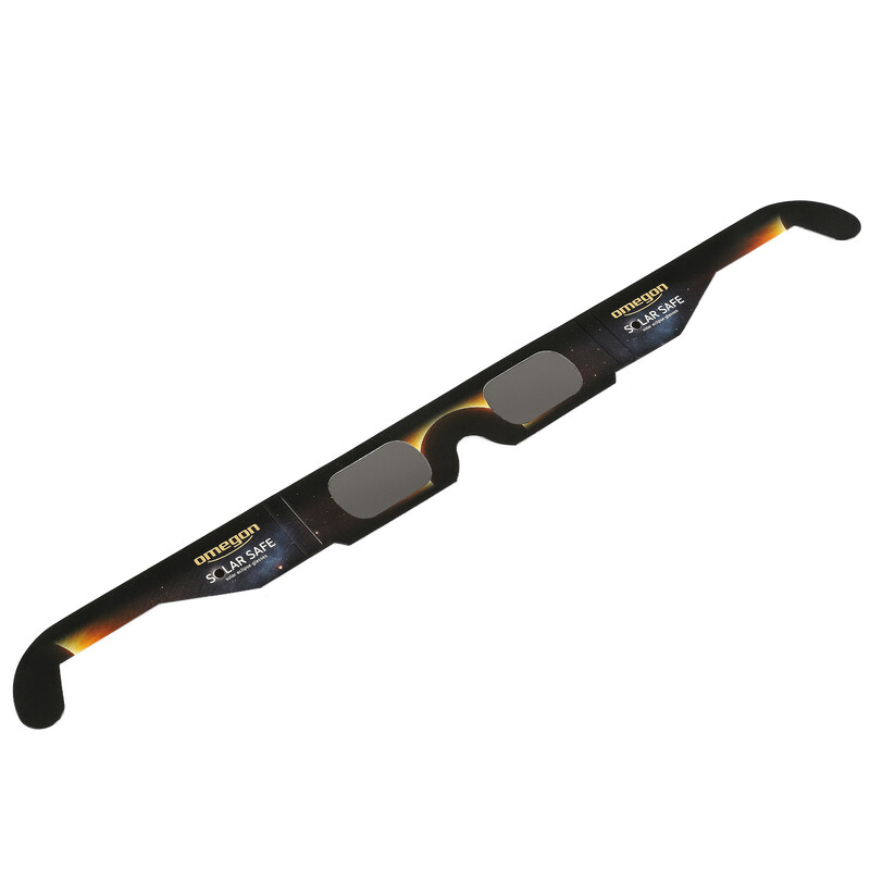 Omegon Occhiali per eclissi solare Sonnenfinsternis-Brille Sofi Solar Safe 100 Stück