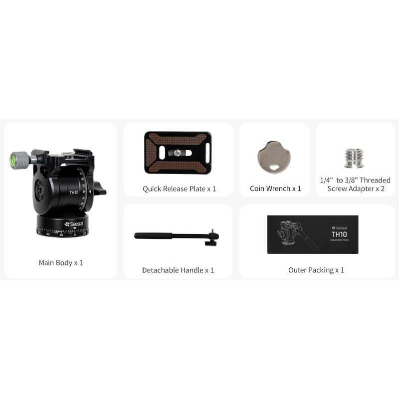 ZWO Testa video inclinabile TH10 Seestar Smart Telescope