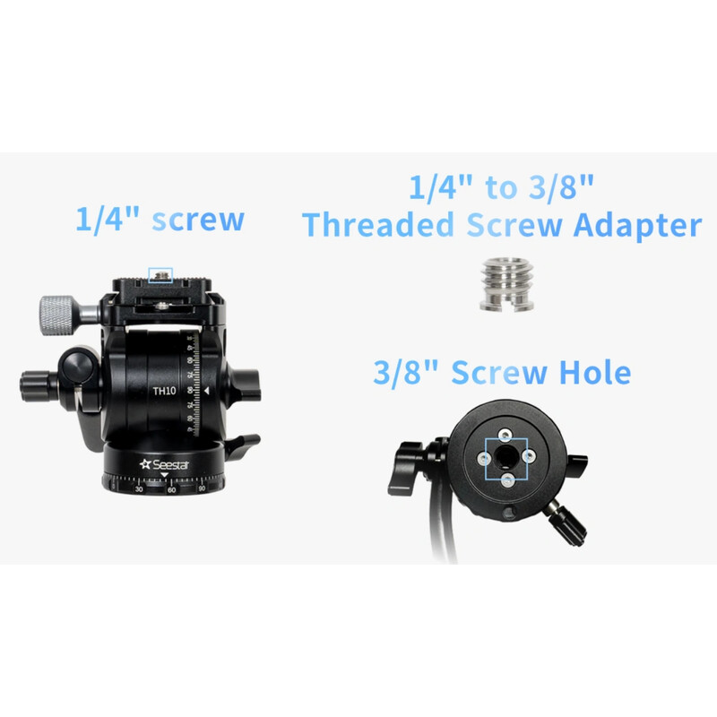 ZWO Testa video inclinabile TH10 Seestar Smart Telescope