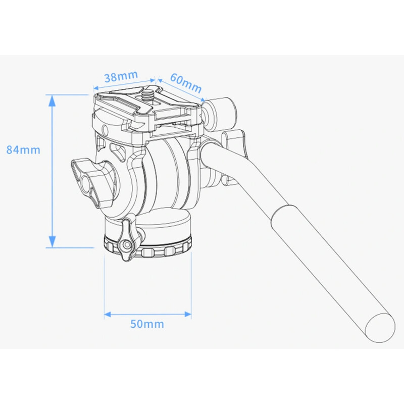 ZWO Testa video inclinabile TH10 Seestar Smart Telescope