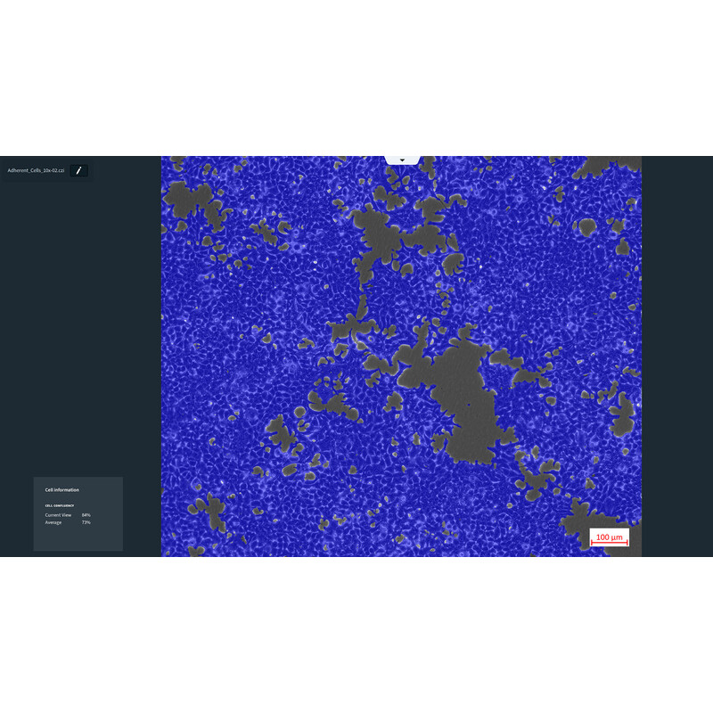 ZEISS Software Labscope Modulo AI Cell Confluency DLic