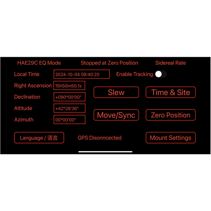 iOptron Montatura HAE29C-EC AZ/EQ dual SWG