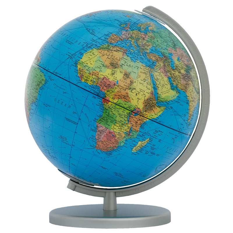 Columbus Globo Duplex argento 30 cm (Inglese)