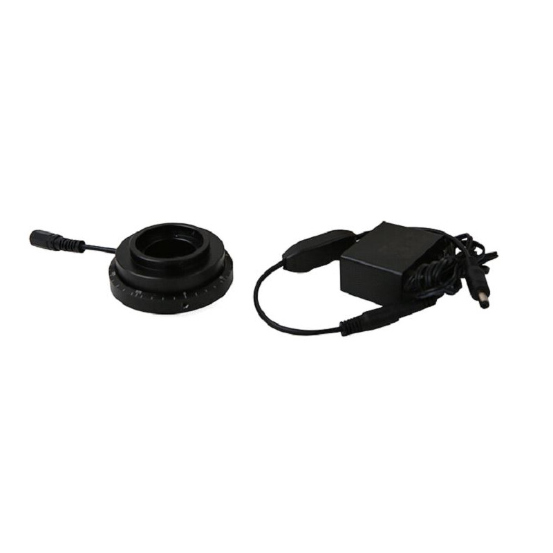 ToupTek Microscopio Zoom-Objektiv Set TZM0880D, Zoom 0.8-8x, 1x C-mount, inkl. Polarisations-Ringlicht