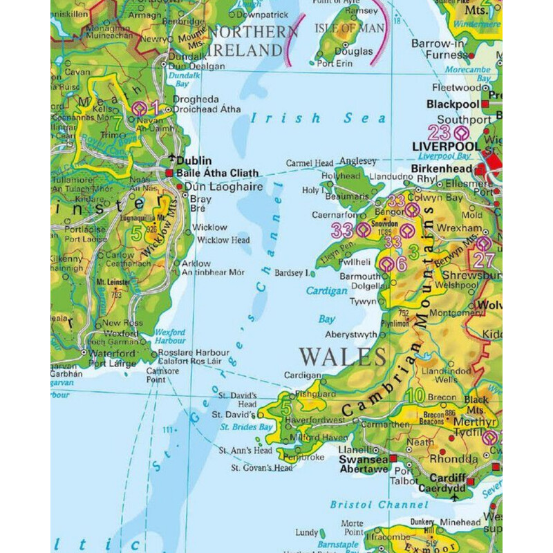 Stiefel Mappa The British Isles and Ireland (68 x 98 cm)