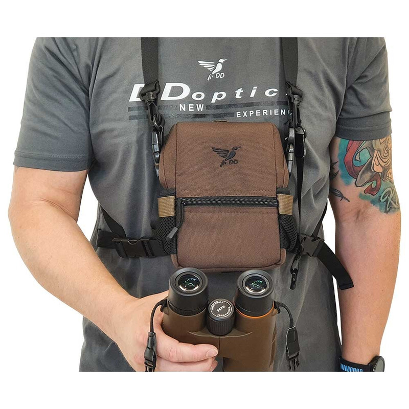 DDoptics Borsa per binocolo Harness marrone