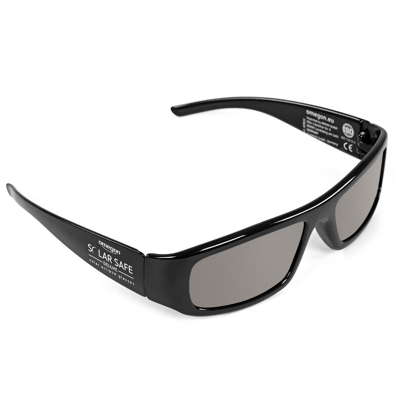 Omegon Occhiali per eclissi solare Sonnenfinsternis-Brille Solar Safe Deluxe