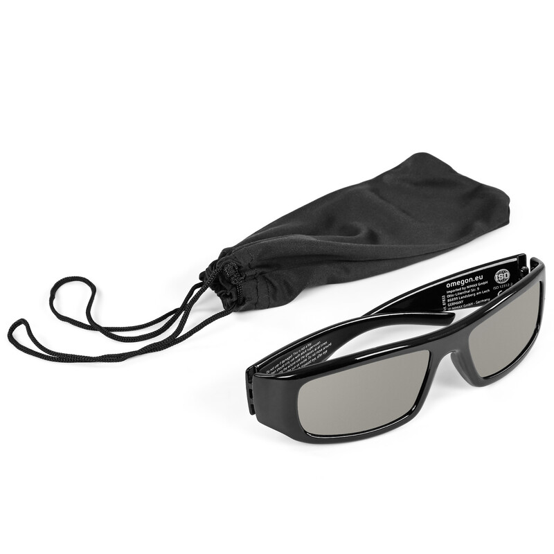 Omegon Occhiali per eclissi solare Sonnenfinsternis-Brille Solar Safe Deluxe