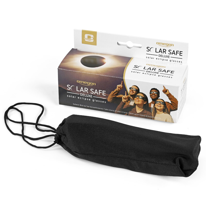 Omegon Planetari Personali Universe2Go+ + Sonnenfinsternisbrille Solar Safe Deluxe