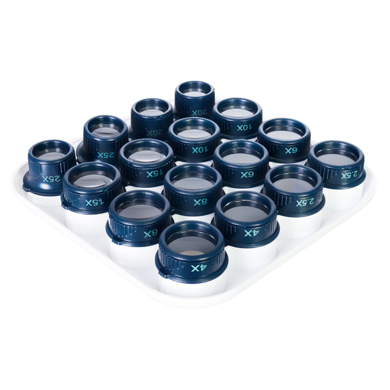 Discovery Lente d`Ingrandimento Crafts DGL 60 2,5/4/6/8/10/15/20/25x 21 LED