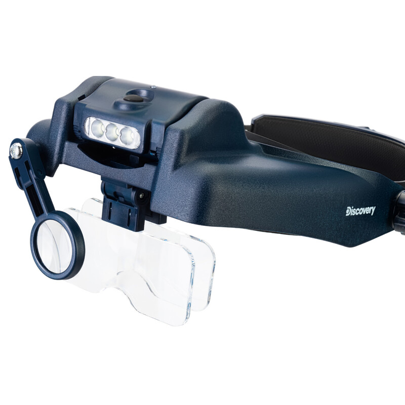 Discovery Lente d`Ingrandimento Crafts DHR 20 1/1,5/2/2,5/3,5/8x 100x43 LED