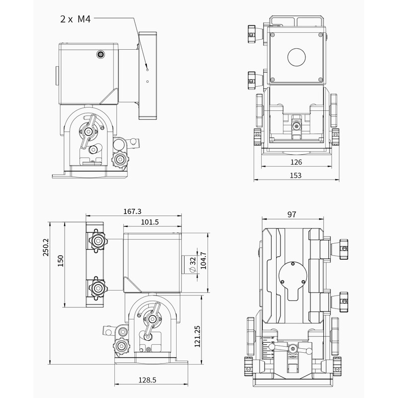 ZWO Montatura AM7 Harmonic Equatorial + Tripod TC40