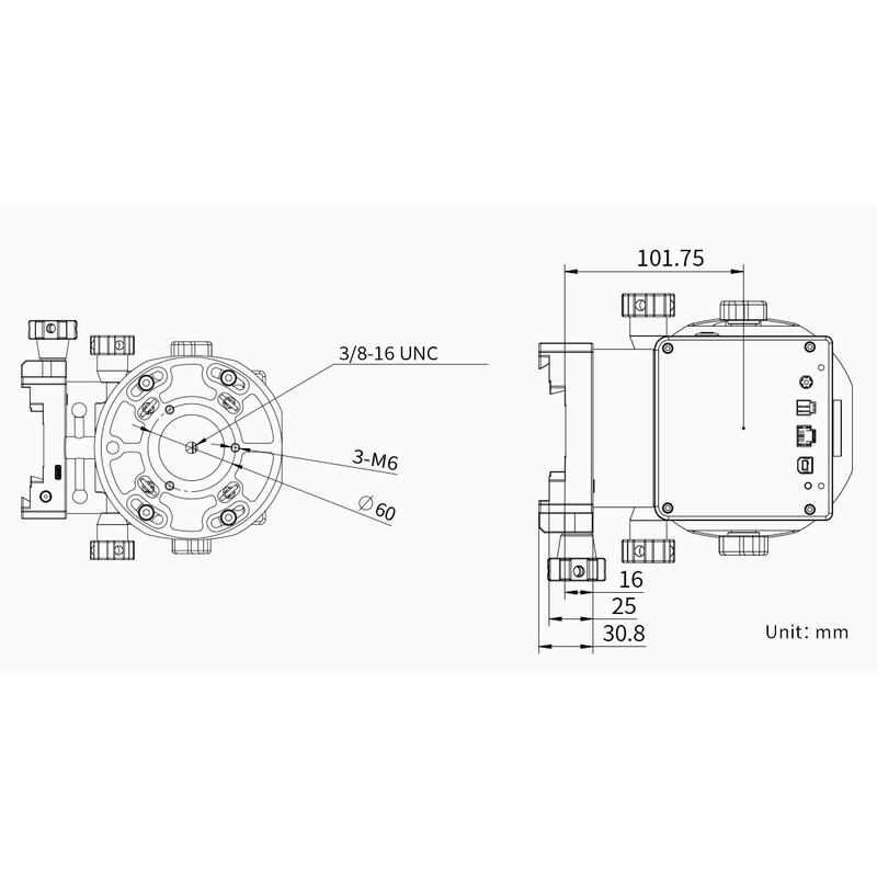 ZWO Montatura AM7 Harmonic Equatorial
