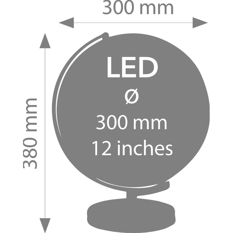 TROIKA Globo Stellar Light Touch 30 cm