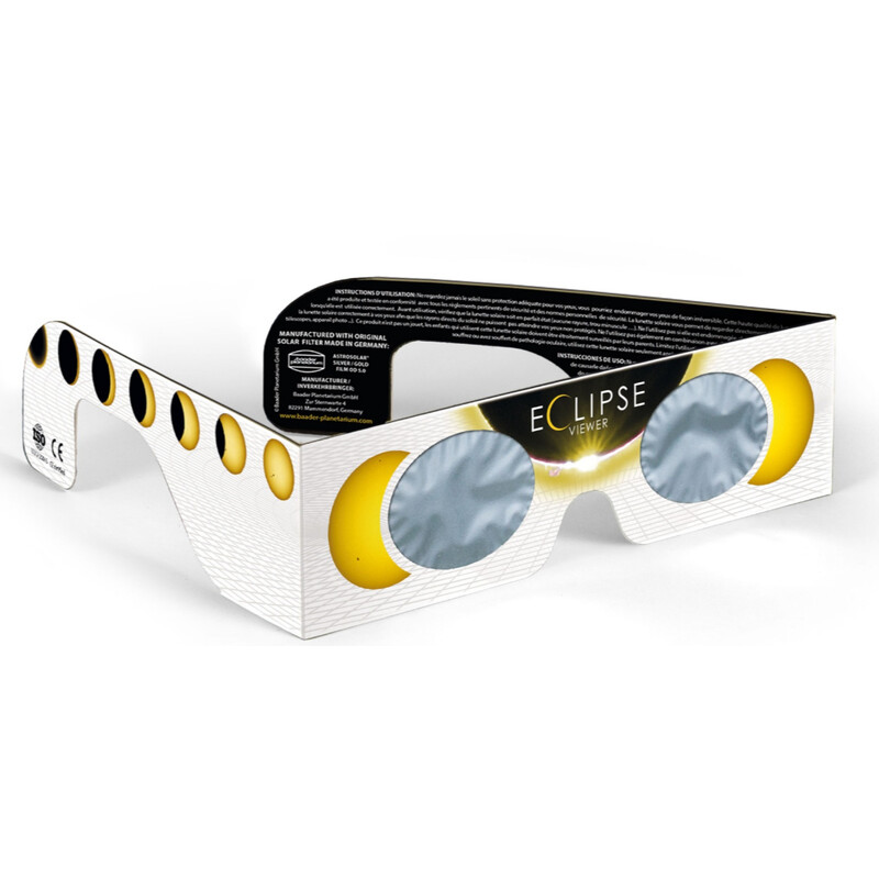 Baader Occhiali per eclissi solare Sonnenfinsternis-Brille Sonnenfinsternis Sofi Beobachtungsbrille Solar Viewer AstroSolar® 100 Stück