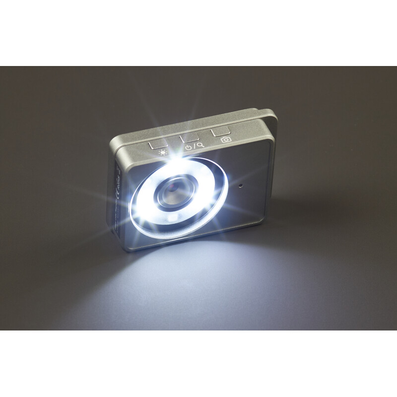 FPS Lente d`ingrandimento elettronica Magic Loupe Cube – compatta, zoom da 7x a 19x, luce UV e display da 2,4"