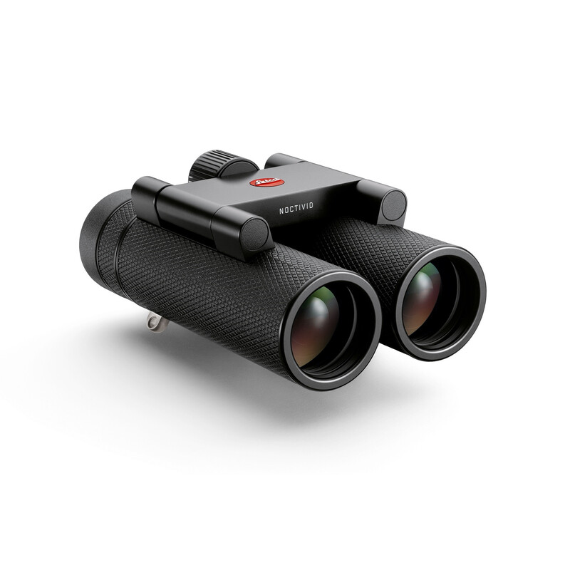 Leica Binocolo Noctivid 10x25 rivestito in pelle nera