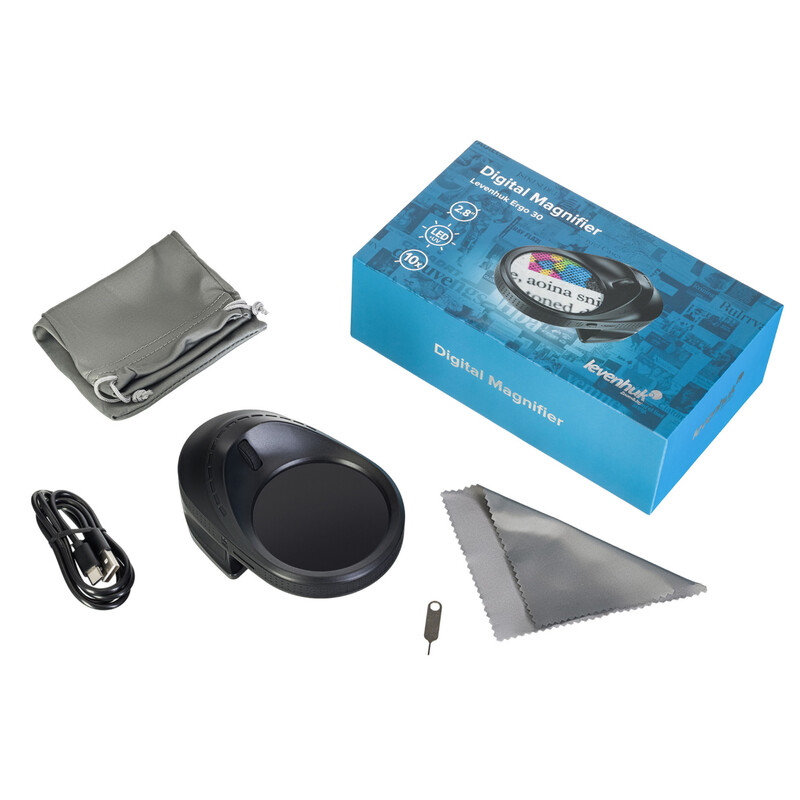 Levenhuk Lente d`Ingrandimento Ergo 30 Digital 5x, 6x, 8x, 10x LED