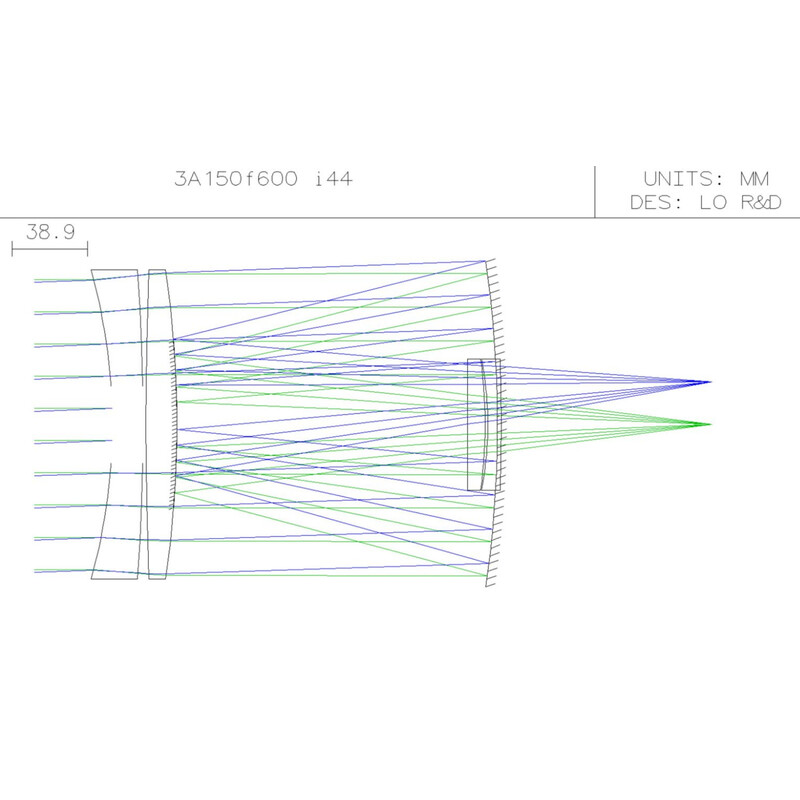 LOic Telescopio Astrograph 150/600 i44