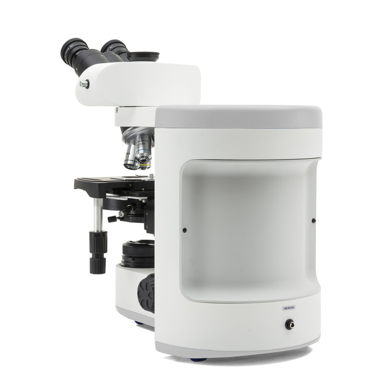 Optika Microscopio B-810LD4-SA, trino, HF, FL, infinity, plan F, 40-1000x, LED, cubo filtri LED blu e verde