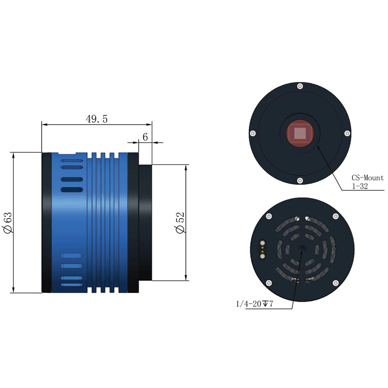 ToupTek Fotocamera AE676C
