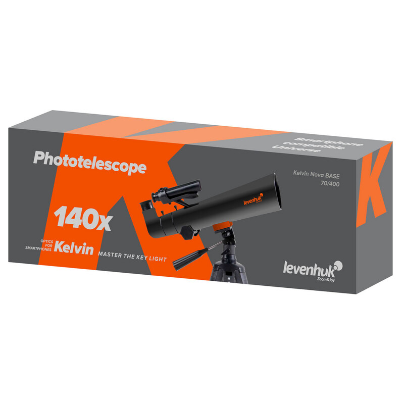 Levenhuk Telescopio AC 70/400 Kelvin Nova BASE