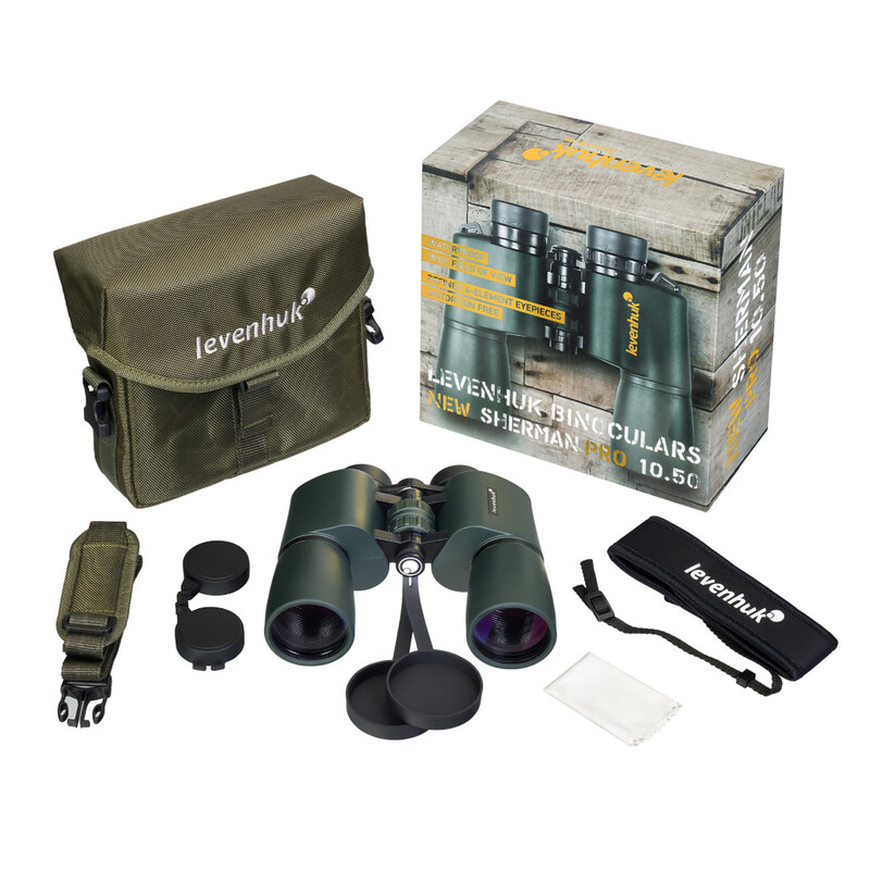 Levenhuk Binocolo 10x50 Sherman PRO