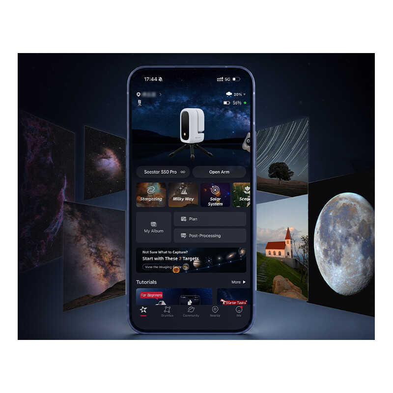 ZWO Smart Telescope AP 50/260 Seestar S50 Pro