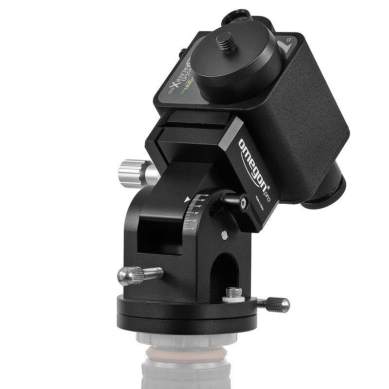 Omegon Montatura Set Segugio Tracker con testa equatoriale Deluxe e cercatore polare
