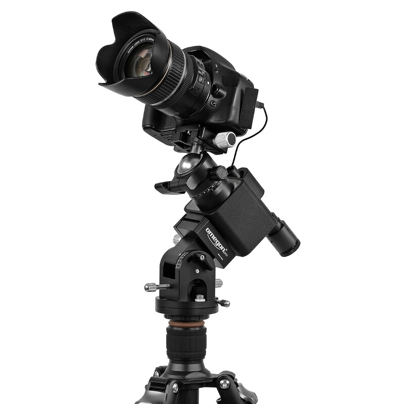 Omegon Montatura Set Segugio Tracker con testa equatoriale Deluxe e cercatore polare
