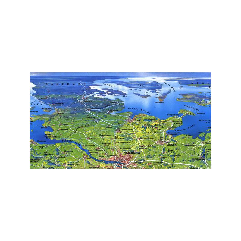 Bacher Verlag Mappa Original MAIR panorama Germania grande