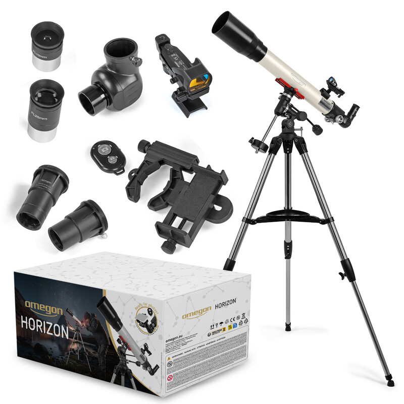 Omegon Telescopio Teleskop Horizon AC 70/700 EQ Neo