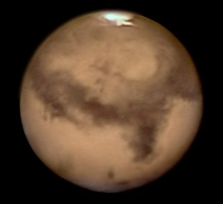 Marte nell'immagine catturata da Bernd Gährken. Preparati per l'Opposizione di Marte 2018 ora!